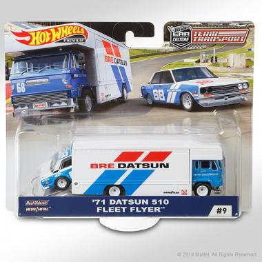 Hot Wheels Team Transport Datsun 510 Fleet Flyer