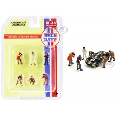 American Diorama 1:64 Mijo Figures Race Day 1