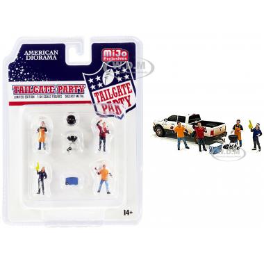American Diorama 1:64 Mijo Figures Tailgate Party