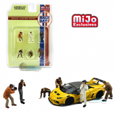 American Diorama 1:64 Mijo Figures Race Day 1