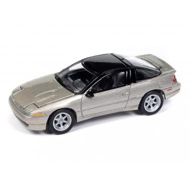 Auto World 1990 Mitsubishi Eclipse GSX LaSalle Silver Metallic 