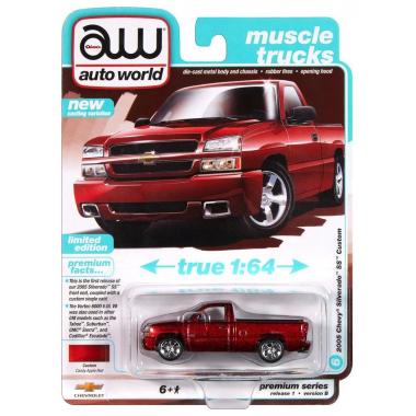 Auto World Premium 2005 Chevy Silverado SS Red