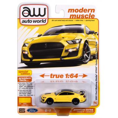 Auto World 2021 Ford Mustang Shelby GT500 Grabber Yellow