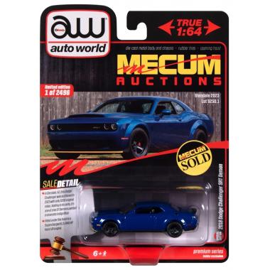 Auto World Mecum 2018 Dodge Challenger SRT Demon Indiglo Blue 