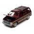 Auto World 1984 Dodge Caravan Van Garnet Red Pearl Metallic 