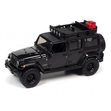 Auto World 1:64 Jeep 2017 Wrangler Sharara Unlimited Black