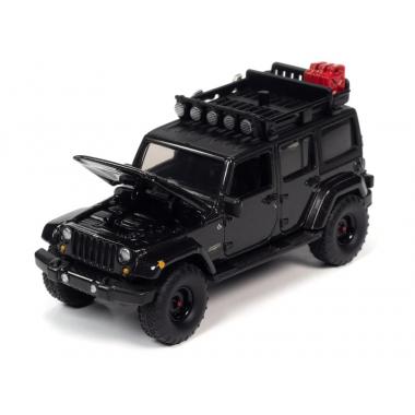 Auto World 1:64 Jeep 2017 Wrangler Sharara Unlimited Black