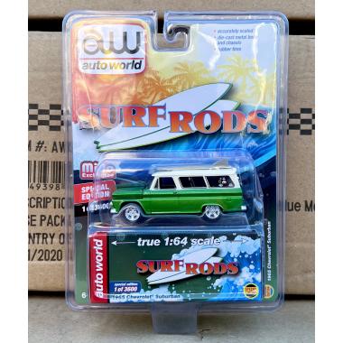 Auto World 1:64 Mijo Surf Rods - Chevy 1965 Suburban 