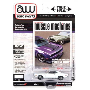 Auto World 1970 Dodge Challenger R/T White 