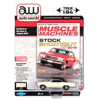 Auto World 1967 Chevrolet Chevelle SS Capri Cream 