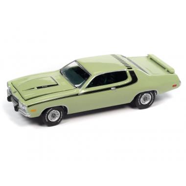 Auto World Premium 1973 Plymouth Road Runner 440 Mist Green