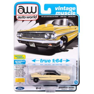 Auto World 1964 Ford Galaxie 500XL Sunshine Yellow