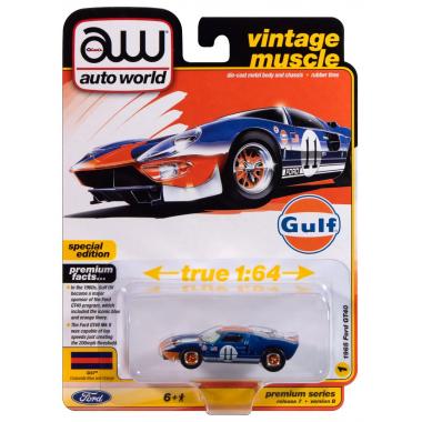Auto World 1:64 1964 Ford GT40 gulf Gulf Dark Blue