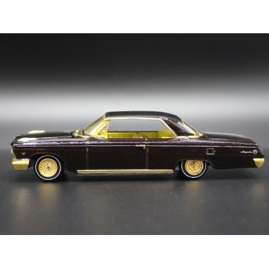 Autoworld 1962 Chevrolet Impala SS Hardtop Black Metallic with White Top "Custom Lowriders" MiJo Exclusives