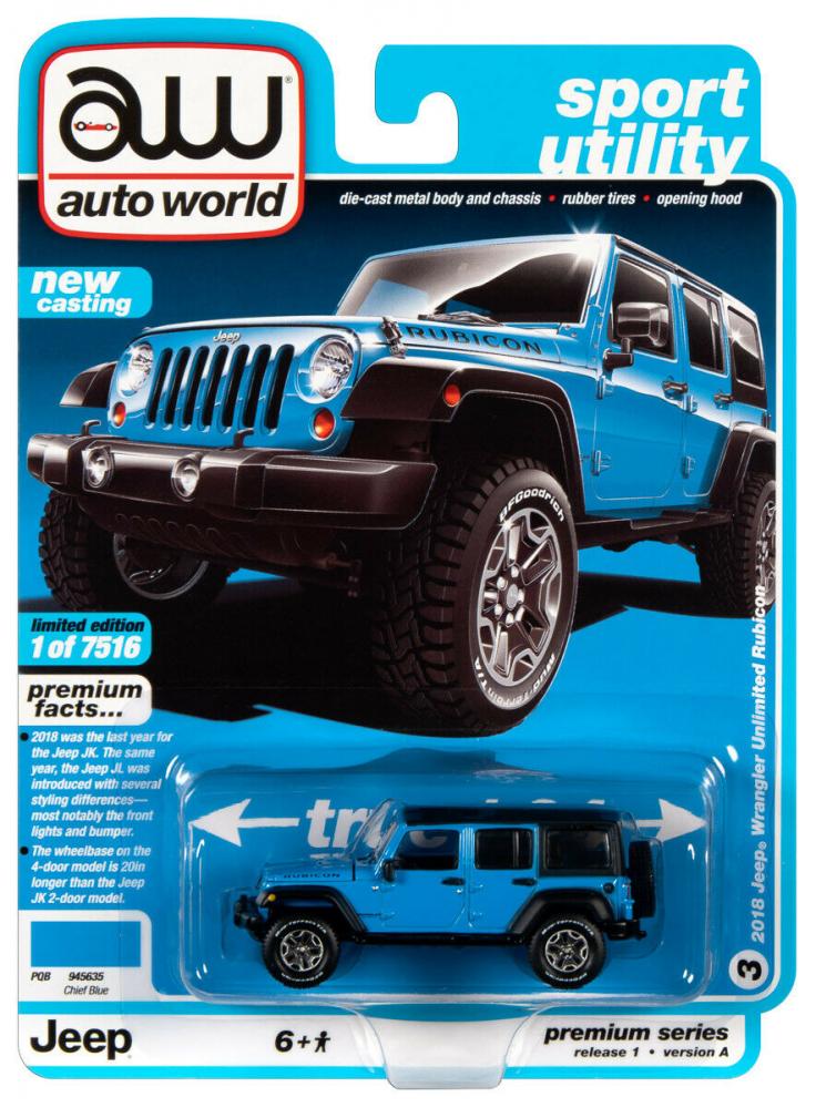 Auto World Premium 2018 Jeep Wrangler 