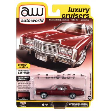 Autoworld 1975 Cadillac Eldorado Maroon