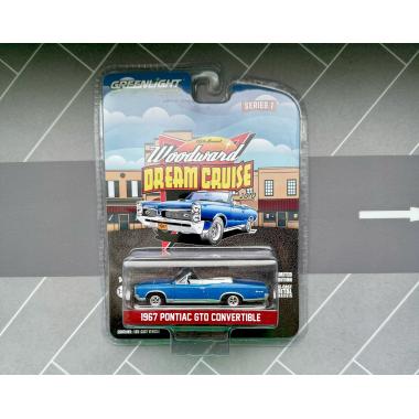 Greenlight 1:64 Pontiac GTO Convertible 1967 Blue Dream Cruise 