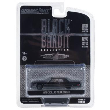 Greenlight 1:64 Cadillac Coupe Deville Lowrider 1971 Black