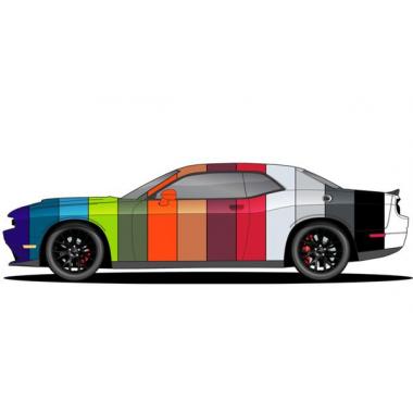 Auto World 2023 Dodge Challenger Hellcat Redeye 14-Color Wrap 