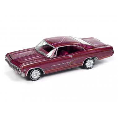 Johnny Lightning 1965 Chevy Impala SS Lowrider Perfect Metallic Purple