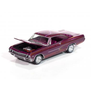 Johnny Lightning 1965 Chevy Impala SS Lowrider Perfect Metallic Purple