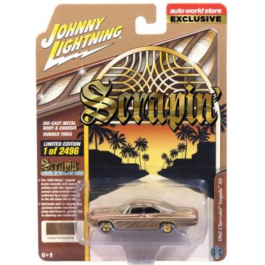 Johnny Lightning 1965 Chevy Impala SS Lowrider Gold