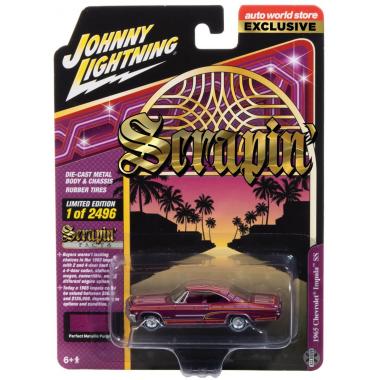 Johnny Lightning 1965 Chevy Impala SS Lowrider Perfect Metallic Purple