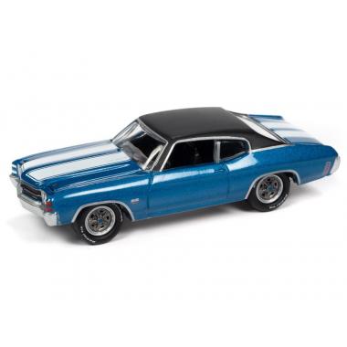 Johnny Ligtning 1971 Chevrolet Chevelle SS 454 Mulsanne Blue Metallic 
