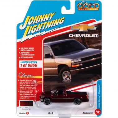 Johnny Lightning 2002 Chevrolet Silverado Maroon