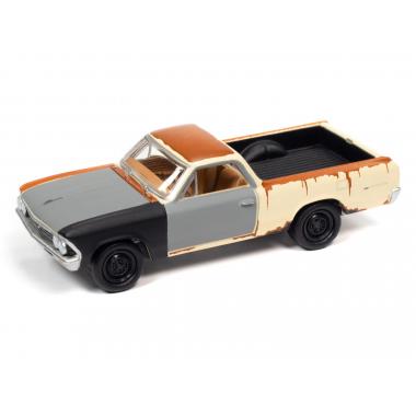 Johnny Lightning 1:64 1966 Chevrolet El Camino Lemonwood Yellow 
