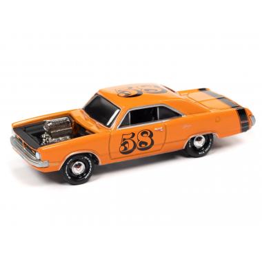 Johnny Lightning 1:64 1970 Dodge Dart Red-Orange 