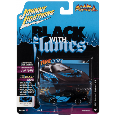 Johnny Lightning 1:64 1993 Pontiac Firebird T/A Black 