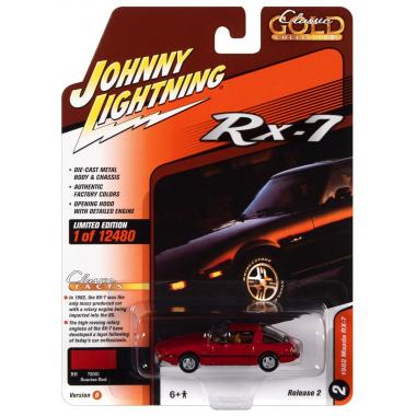 Johnny Lightning 1:64 1982 Mazda RX-7 Red