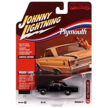 Johnny Lightning 1:64 1967 Plymouth GTX Gloss Black