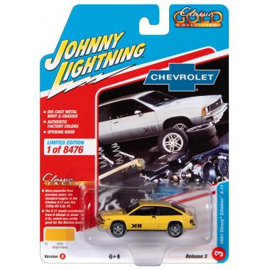 Johnny Lightning 1:64 1981 Chevrolet Citation X-11 Bright Yellow