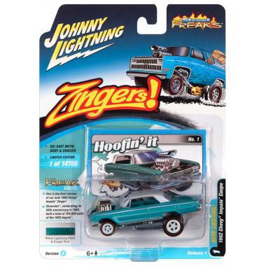 Johnny Lightning 1962 Chevrolet Impala Coupe Metallic Teal