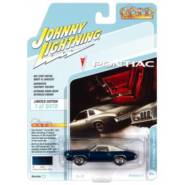 Johnny Lightning 1:64 Pontiac 1973 Grand Am Blue