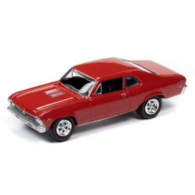Johnny Lightning 1968 Chevrolet Nova SS COPO Matador Red 
