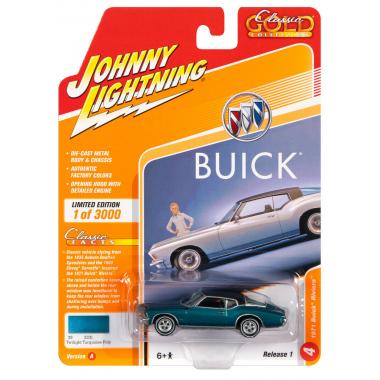 Johnny Lightning Classic Gold 1971 Buick Riviera Turquoise
