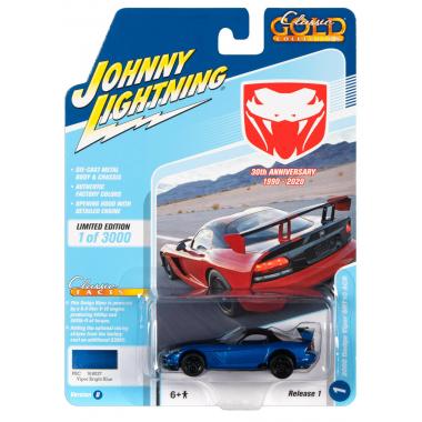 Johnny Lightning Classic Gold 2008 Dodge Viper SRT10 Blue