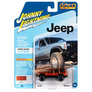 Johnny Lightning Classic Gold Jeep Cherokee XJ