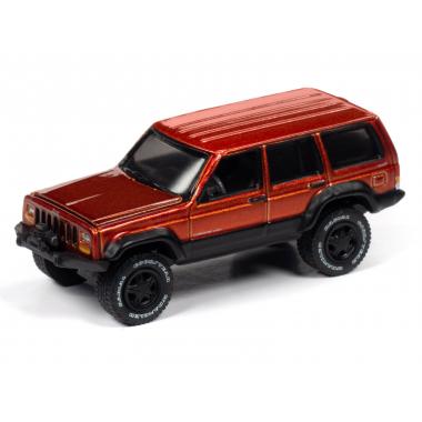 Johnny Lightning Classic Gold Jeep Cherokee XJ
