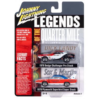 Johnny Lightning 1:64 2 Pack - Legends of the Quarter Mile