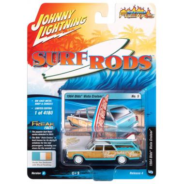 Johnny Lightning 1:64 Surf Rods Oldsmobile 1964 Vista Cruiser rel 2