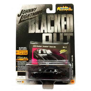Johnny Lightning Blacked Out Pontiac 1973 Firebird Black