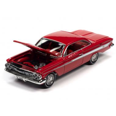 Johnny Lightning 1961 Chevrolet Impala SS 409 Roman Red