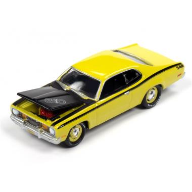 Johnny Lightning 1971 Plymouth Duster 340 GY3 Curious Yellow