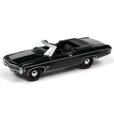 Johnny Lightning 1969 Chevrolet Impala SS Convertible Fathom Green Metallic