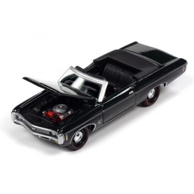 Johnny Lightning 1969 Chevrolet Impala SS Convertible Fathom Green Metallic