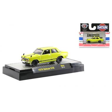 M2 Machines 1970 Datsun 510 Bright Green with Black Stripes